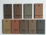 50mm Thick Anti Uv Auxiliaries faux Synthetic Marine Teak Decking