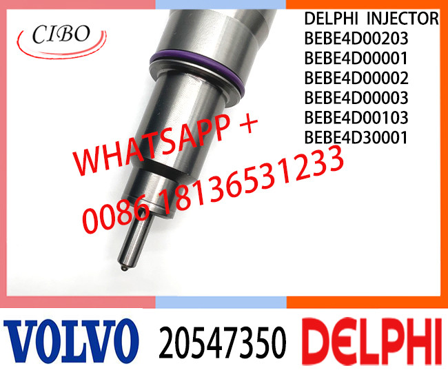 Diesel Injector BEBE4D00203 BEBE4D00001 BEBE4D00002 BEBE4D00003 BEBE4D00103 20547350 for VOL FH12 TRUCK 425 /435 BHP