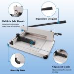 Office Home 400 Sheets Cutting Capacity A4 Metal Guillotine Paper Trimmer with