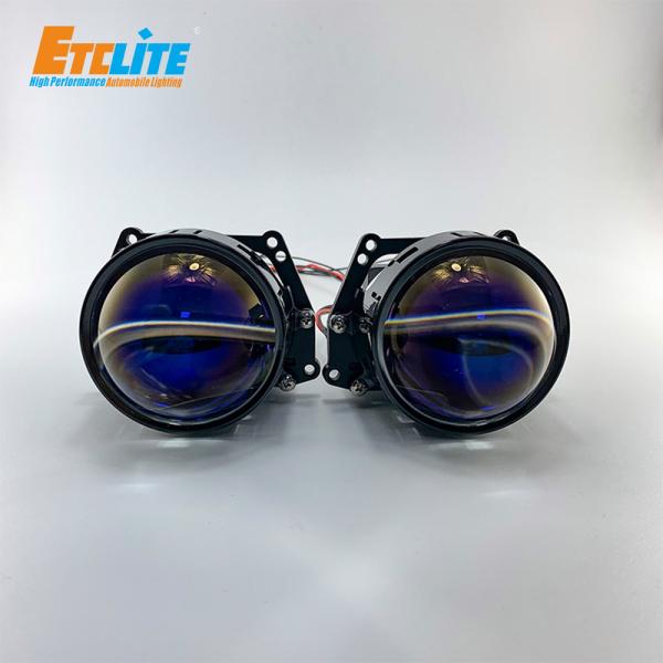 Buy cheap 12V Bi LED Projector Lens 3.0 Inch Blue Car Headlight Bulbs from wholesalers