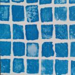 Blue Mosaic Vinyl Pool Liners For Above Ground Pools 25m Length