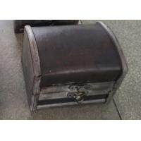 Buy cheap Sustainable Old Black 12x9 Leather Storage Chests product
