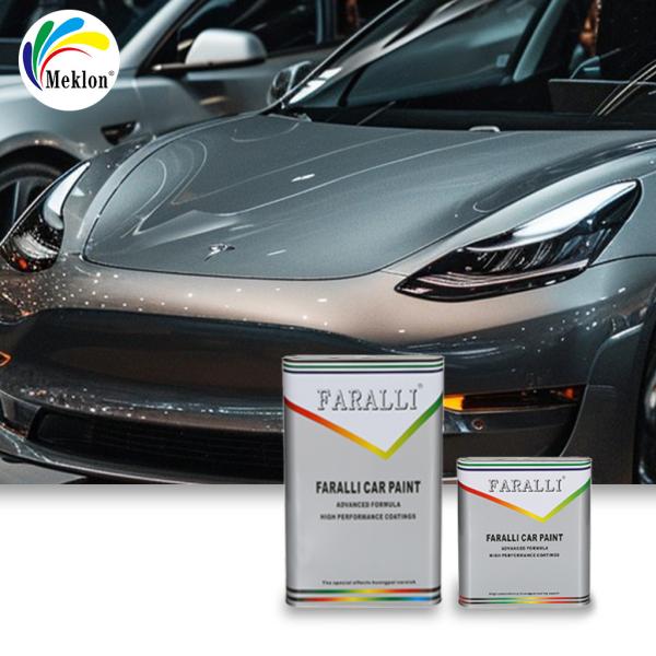 Buy cheap High Gloss Liquid White Pearl Refinish Metallic Purple Car Paint Car Paint 2K Solid Color Coating Basecoat Car Paint from wholesalers
