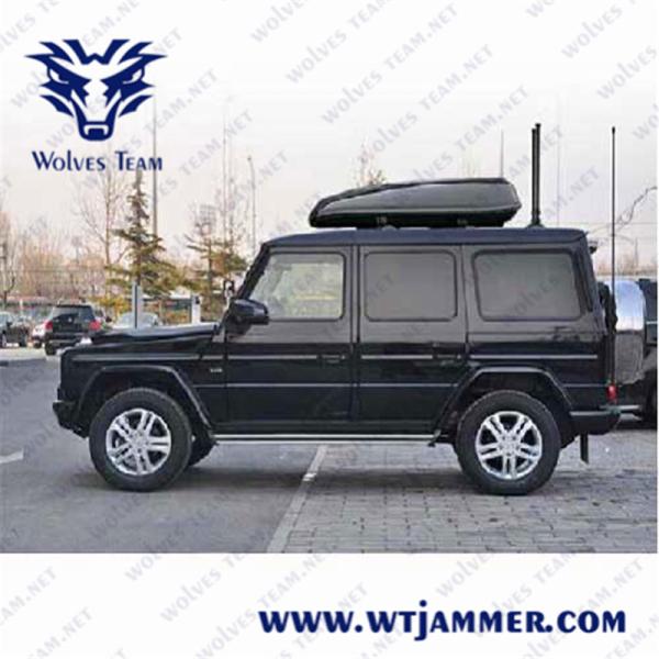 Buy cheap 20 - 3600MHz RF 800 Meters 260w Car Signal Jammer from wholesalers