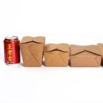 Takeaway Custom Food Packaging Box Greaseproof Disposable Paper Food Box ISO9001
