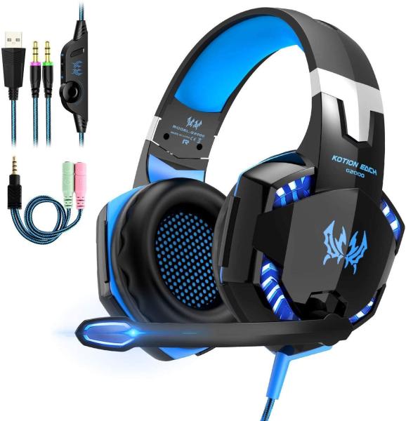 Buy cheap Over Ear Stereo G2000 2.2kohm 117dB Wired Gaming Headphone from wholesalers