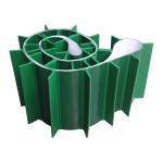 2-3mm Thickness Green PVC Conveyor Belt for Chemical Resistant Applications