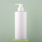 Personal Skin Care Packaging PET Collar Empty Amber White 500ml 1000ml Shampoo