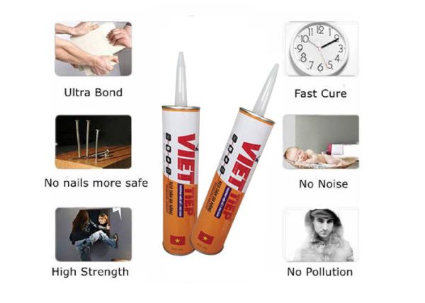 Buy cheap Skirting Boards Nail Free Glue Brown Adhesive Skirting Board Sealant from wholesalers