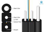 1 Fiber Singlemode 9/125 OS2, Metal Strength Member, LSZH Self-supporting FTTH