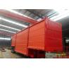 Buy cheap Self dumping Van Box Semi Trailer Curtain Side Truck Trailer with Wabco Relay Valve from wholesalers