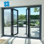 Wooden UPVC Casement Doors 60 Series UPVC Profile Glass Doors