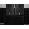 Buy cheap Two Way Coaxial Powered Karaoke Speakers 12 Inch Black Paint from wholesalers