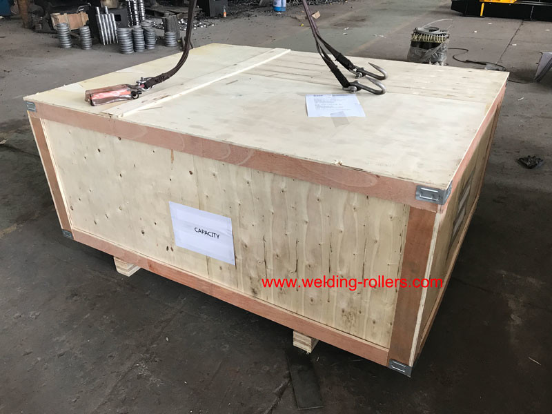 60 Ton Welding Pipe Rollers For Wind Tower Heavy Duty Pipe Roller Stands