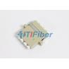 Buy cheap Multimode LC Quad Fiber Optic Adapter with ABS Housing , Ceramic Sleeve from wholesalers