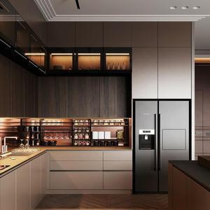 Buy cheap Acrylic Assembled Kitchen Cabinets Furniture Solid MDF Wood from wholesalers