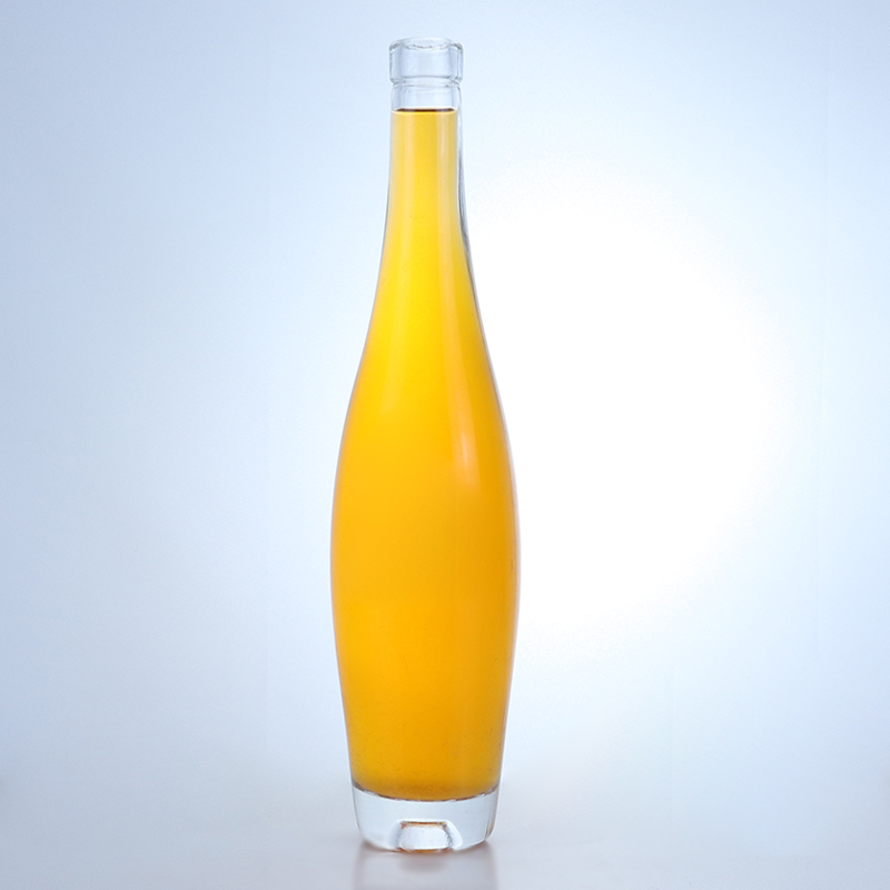 Base Material Glass High Neck Vodka Whisky Gin Rum Bottle 500ml 700ml 1000ml with Screw Top