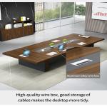25mm Thickness Table Top Office Furniture Conference Long Table for Large
