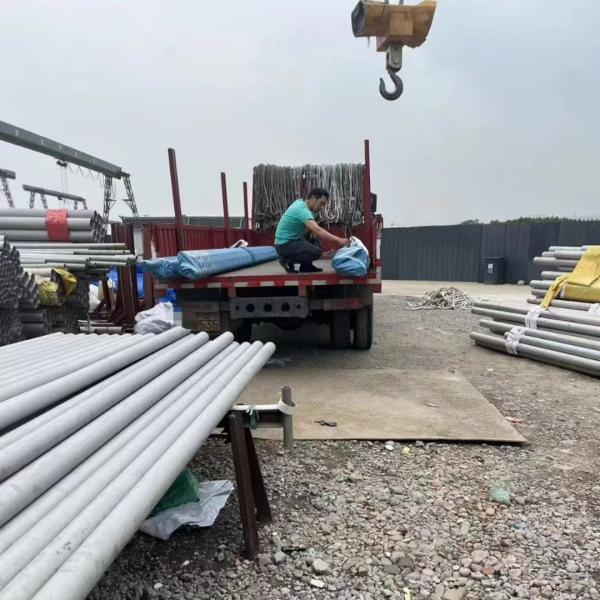 Buy cheap Construction Stainless Steel Pipe with Polished Finish GB ASTM EN DIN Standard from wholesalers