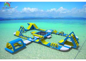 China Giant Inflatable Floating Water Park Summer Outdoor aqua park Sport Games Size 30*25 m on sale
