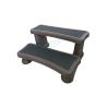 Buy cheap Dark Brown Hot Tub Spa Steps Jacuzzi Pool Ladder Stylish Design Easy Assemble from wholesalers