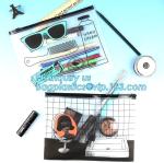 Waterproof k slider PVC Travel Cosmetic Bag Makeup Organizer Bag for Women Girls