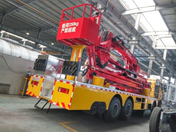 Buy cheap Dongfeng 230HP 18m Bucket Type Bridge Inspection Equipment Bridge Snooper Truck from wholesalers