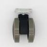 Buy cheap 3 Inch 75mm Metal Cabinet Chair PU Caster Wheels With Bearing Inside from wholesalers