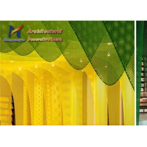 Ceiling Round Hole Perforated Metal Mesh Stainless Steel 1000mm