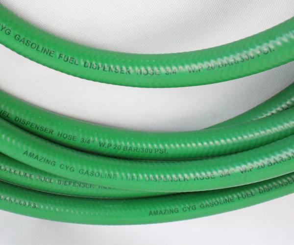 Buy cheap Rubber fuel transfer hose , Gas Station flexible fuel hose 4 Meters Long from wholesalers