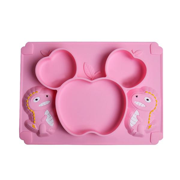 Buy cheap Food Silicone Childrens Plates Eco Friendly Baby Tableware Set Spoon Plate Bowl from wholesalers