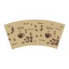 Buy cheap 150ML Flexo Printed Paper Cup Fan 100% Degradable Material from wholesalers