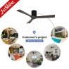 Buy cheap Dark Wood 52 Inch Ceiling Fan With DC Motor Quiet High-Speed from wholesalers