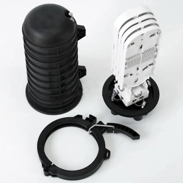 Buy cheap 144 Cores Dome Joint Closure 4 Cable Ports IP68 Wall Pole Mount from wholesalers