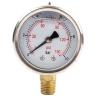Buy cheap Oil 150 Psi 2.5in Liquid Filled Pressure Gauges 1/4 BSPT Lower Mount from wholesalers