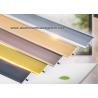 Buy cheap Shiny Colored Aluminium T Shaped Divider Trim / Decorative Strip from wholesalers