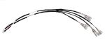 UL1007 22AWG 350mm Soft PVC Brake Switch Electronic Harness 4 Pin Plastic Shell