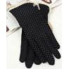 Buy cheap Fashion Anti Slip Female Driving Gloves Pure Cotton Anti Uv Short Thin Sunscreen from wholesalers