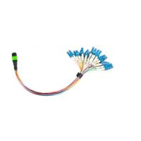Buy cheap OFNP Jacket MPO/MTP Fanout Cable For 100G Network product