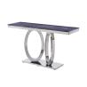 Buy cheap Stable 20mm SS Console Table European Style Grey Marble Top from wholesalers