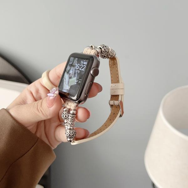 38mm Band Width Leather Strap Watchband for iWatch Luxury Design