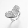 Buy cheap "Telesthesia" 925 Sterling Silver CZ Rings Jewelry Average Engagement Ring from wholesalers