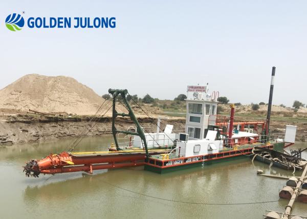 Buy cheap JULONG JLCSD300 Cutterhead Suction Dredge / Sand Dredging Boat For Your Dredging Challenges from wholesalers