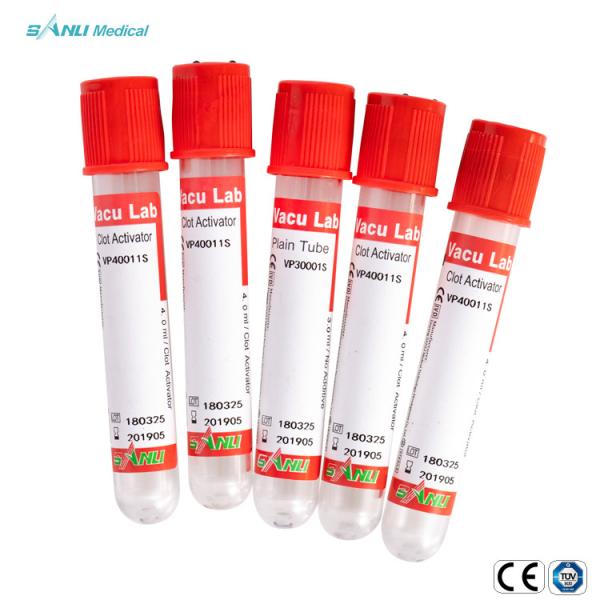 Buy cheap 13x100mm Vacuum Blood Collection Plain Tube from wholesalers