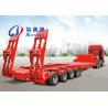 Buy cheap 60ton 70ton 80tons Low bed Semi Detachable Lowbed Gooseneck Trailer for Truck Trailer from wholesalers