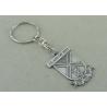Buy cheap Die Struck Silver Promotional Keychain Laser Engraved Personalised Key Rings from wholesalers