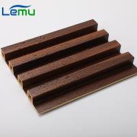 Buy cheap Slat Interiored Nano PVC Wood Effect Indoor Fluted Wall Panel for Interior product