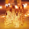 Buy cheap String Led Wine Bottle Light with Cork 20 LED Bottle Lights Battery Cork for Party Wedding Christmas Halloween Bar Decor from wholesalers