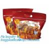 Buy cheap Stand Up Roasted Chicken Packaging Bags With Zip Top Hot Rotisserie Chicken Bag, Microwaveable pouch from wholesalers