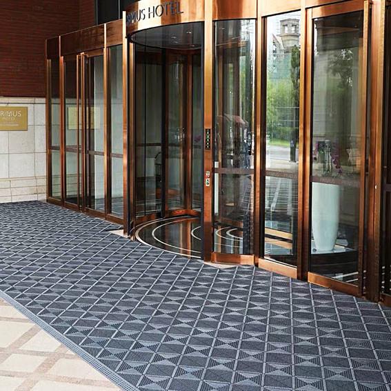Buy cheap Indoor Interlocking Plastic Floor Mats 150*150MM Restaurant Entrance Mats from wholesalers